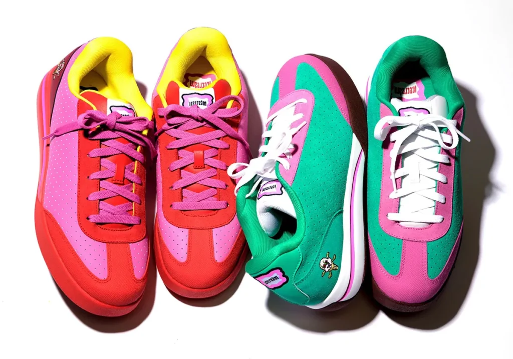 Des nouveaux coloris sur la Board flip par Ice Cream X Reebok